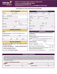 Image of patient enrollment form